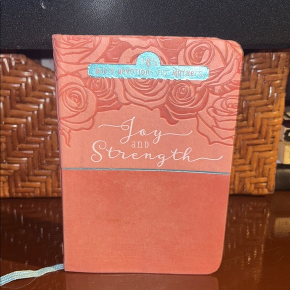 Joy and Strength Journal with Rose Design